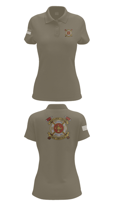 Boulder creek fire 92680239 Women's Short Sleeve Performance Polo  - 75