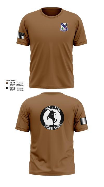 3-360th TSBn 65100272 Short Sleeve Performance Shirt - 2