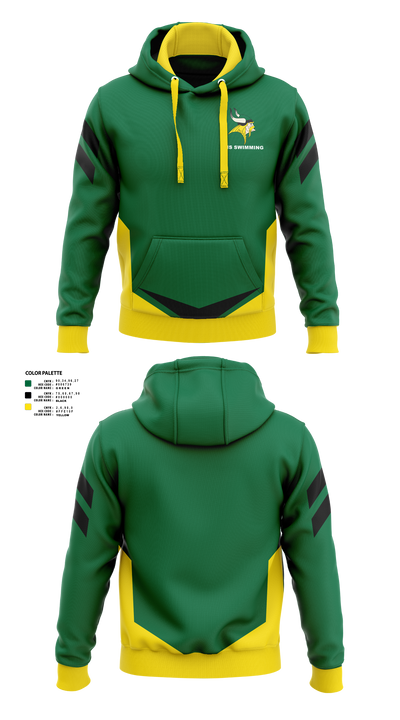 Northside High School Swimming 73399500 Hoodie - 40