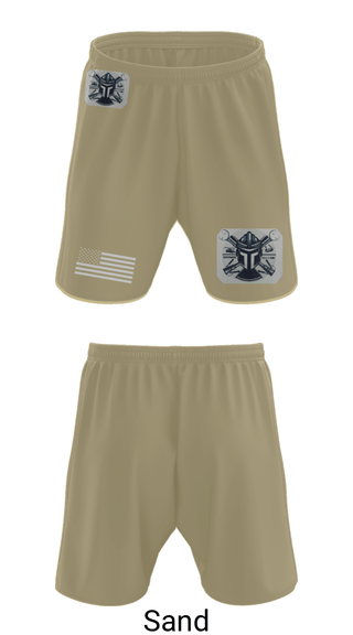 Athletic Shorts With Pockets, 2-4 GSAB ECHO CO., Army, Teamtime, Team time, sublimation, custom sports apparel, team uniforms, spirit wear, spiritwear, sports uniforms, custom shirts, team store, custom team store, fundraiser sports, apparel fundraiser