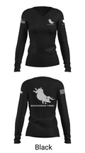 Buckingham Farm 88271968 Women's Long Sleeve V-neck Shirt - 35