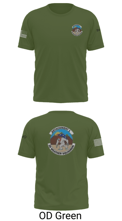 Detachment 1, 3rd Combat Weather Sqd 68533105 Short Sleeve Performance Shirt - 56