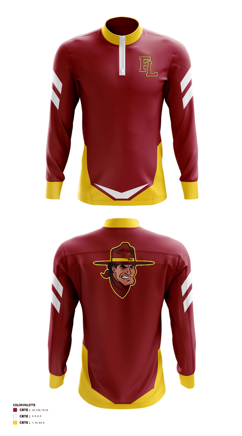 Quarter Zip Jacket, Forest Lake Area High School Golf, Golf, Teamtime, Team time, sublimation, custom sports apparel, team uniforms, spirit wear, spiritwear, sports uniforms, custom shirts, team store, custom team store, fundraiser sports, apparel fundraiser