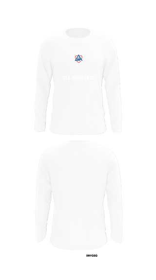 Long Sleeve Performance Shirt, Gia Insurance, , Teamtime, Team time, sublimation, custom sports apparel, team uniforms, spirit wear, spiritwear, sports uniforms, custom shirts, team store, custom team store, fundraiser sports, apparel fundraiser