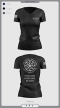 undefined Women's Short Sleeve V-neck Shirt - 5