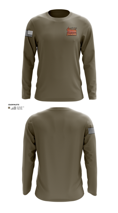West king frenchies 5377755 Long Sleeve Performance Shirt 3