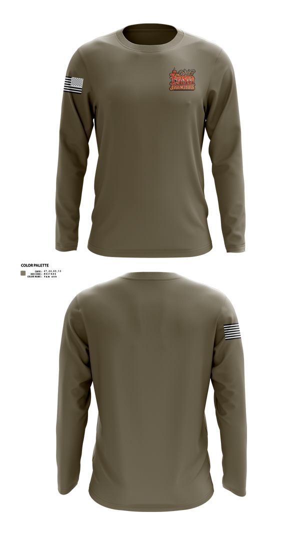 Long Sleeve Performance Shirt, West king frenchies, , Teamtime, Team time, sublimation, custom sports apparel, team uniforms, spirit wear, spiritwear, sports uniforms, custom shirts, team store, custom team store, fundraiser sports, apparel fundraiser