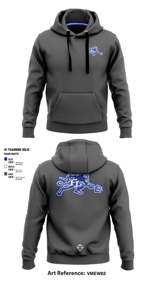 Hoodie, Thunder Vista MSTeam Fishman, Spirit Store, Teamtime, Team time, sublimation, custom sports apparel, team uniforms, spirit wear, spiritwear, sports uniforms, custom shirts, team store, custom team store, fundraiser sports, apparel fundraiser