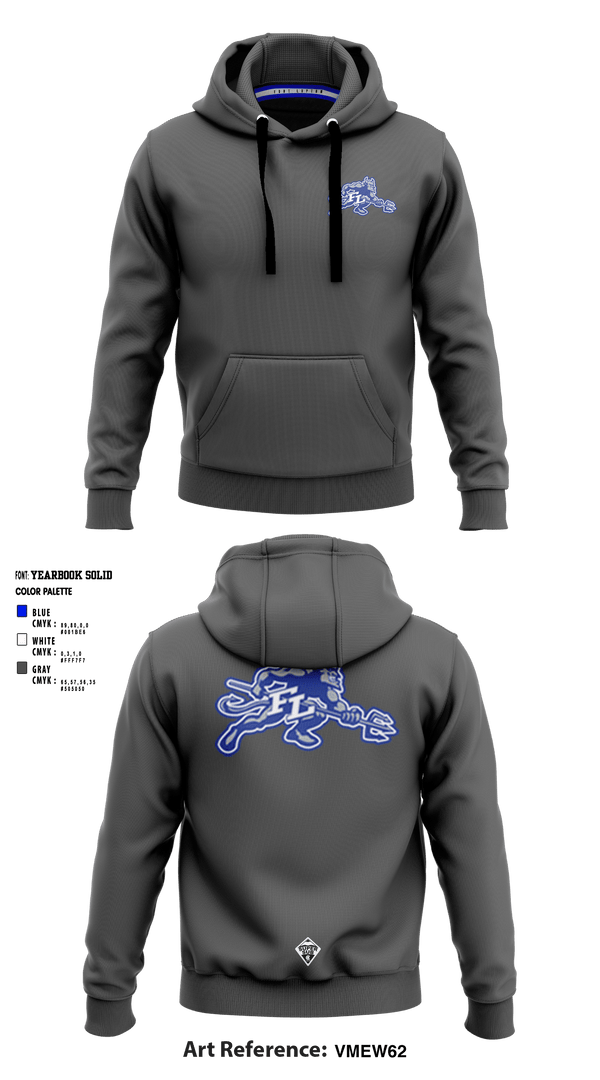 Hoodie, Thunder Vista MSTeam Fishman, Spirit Store, Teamtime, Team time, sublimation, custom sports apparel, team uniforms, spirit wear, spiritwear, sports uniforms, custom shirts, team store, custom team store, fundraiser sports, apparel fundraiser