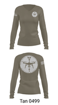 Delta Defense Unit 32292143 Women's Long Sleeve V-neck Shirt - 73