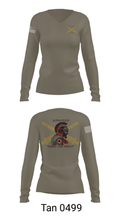 ALPHA ROCK 20137343 Women's Long Sleeve V-neck Shirt - 77