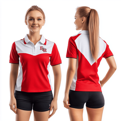 Bridgewater-Raynham Regional High School Volleyball 53115621 Women's Short Sleeve Performance Polo  - 51