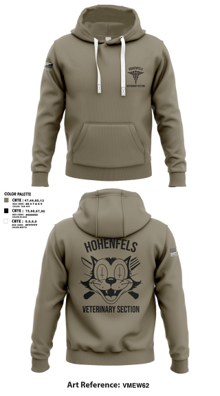 Hoodie, Hohenfels VTFHohenfels Veterinary Section, Army, Teamtime, Team time, sublimation, custom sports apparel, team uniforms, spirit wear, spiritwear, sports uniforms, custom shirts, team store, custom team store, fundraiser sports, apparel fundraiser