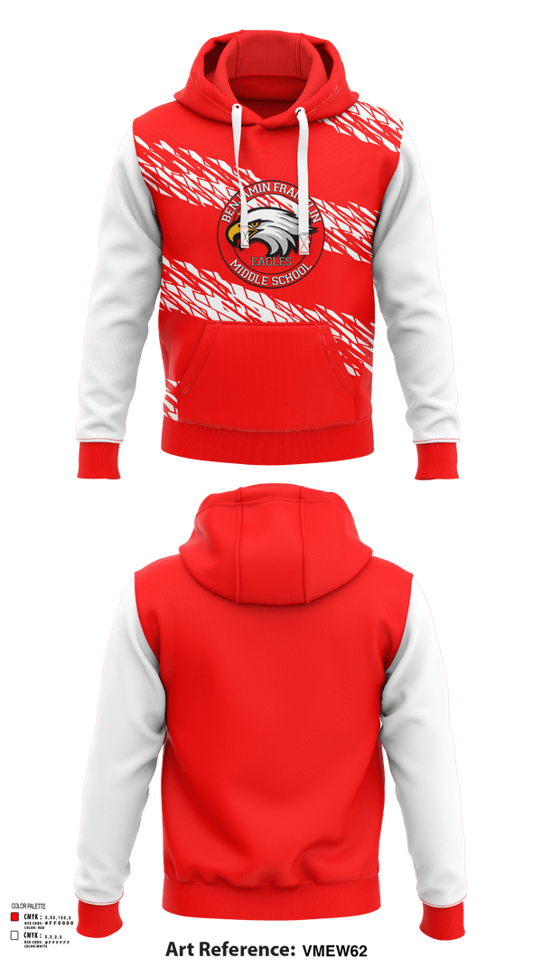 Hoodie, Benjamin Franklin Middle School Soccer, Men's Soccer, Teamtime, Team time, sublimation, custom sports apparel, team uniforms, spirit wear, spiritwear, sports uniforms, custom shirts, team store, custom team store, fundraiser sports, apparel fundraiser