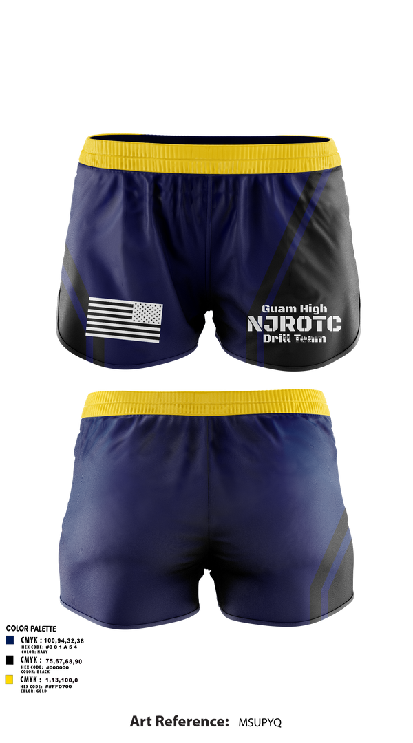 Ranger Panties, Guam High NJROTC Drill Team, , Teamtime, Team time, sublimation, custom sports apparel, team uniforms, spirit wear, spiritwear, sports uniforms, custom shirts, team store, custom team store, fundraiser sports, apparel fundraiser