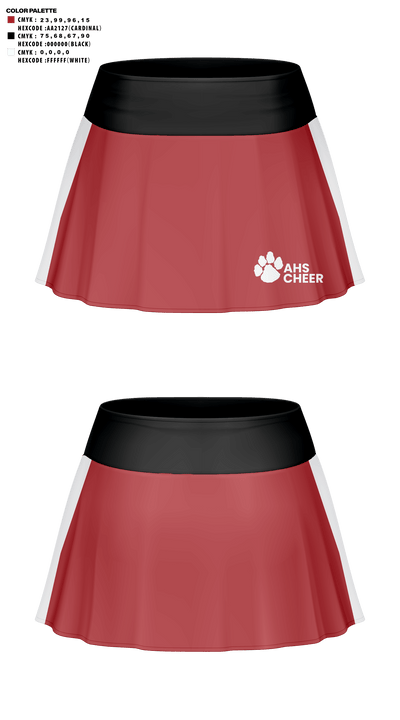 Asheville High School Cheer 47693237 Skort - 51