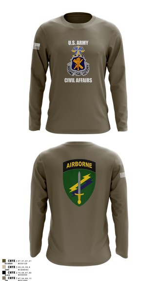 Long Sleeve Performance Shirt, Civil Affairs Schoolhouse, , Teamtime, Team time, sublimation, custom sports apparel, team uniforms, spirit wear, spiritwear, sports uniforms, custom shirts, team store, custom team store, fundraiser sports, apparel fundraiser