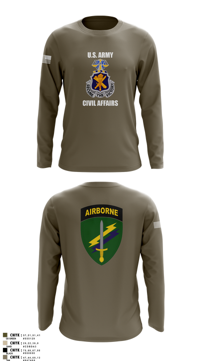 Civil Affairs Schoolhouse 5293701 Long Sleeve Performance Shirt 3
