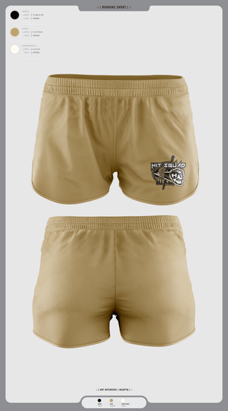 Womens Shorts, San Jose Hitsquad, , Teamtime, Team time, sublimation, custom sports apparel, team uniforms, spirit wear, spiritwear, sports uniforms, custom shirts, team store, custom team store, fundraiser sports, apparel fundraiser