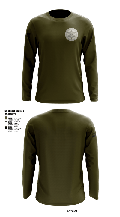 Fresno Sheriff Youth Academy 9592631 Long Sleeve Performance Shirt 1