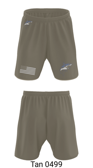 Athletic Shorts With Pockets, Great white guns, Marines, Teamtime, Team time, sublimation, custom sports apparel, team uniforms, spirit wear, spiritwear, sports uniforms, custom shirts, team store, custom team store, fundraiser sports, apparel fundraiser
