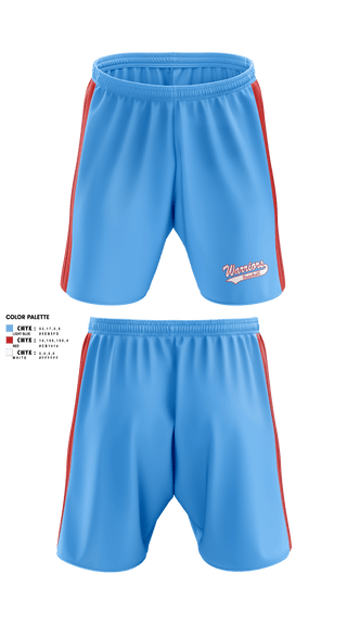 Athletic Shorts With Pockets, Warriors baseball, Baseball, Teamtime, Team time, sublimation, custom sports apparel, team uniforms, spirit wear, spiritwear, sports uniforms, custom shirts, team store, custom team store, fundraiser sports, apparel fundraiser