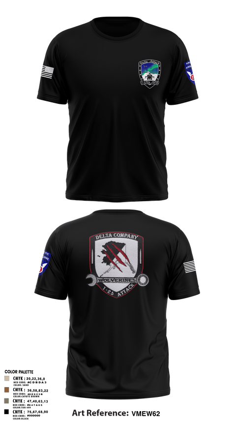 Old School Cotton Feel Shirt, A Co. 1-25 ABD Co. 1-25 AB, Army, Teamtime, Team time, sublimation, custom sports apparel, team uniforms, spirit wear, spiritwear, sports uniforms, custom shirts, team store, custom team store, fundraiser sports, apparel fundraiser