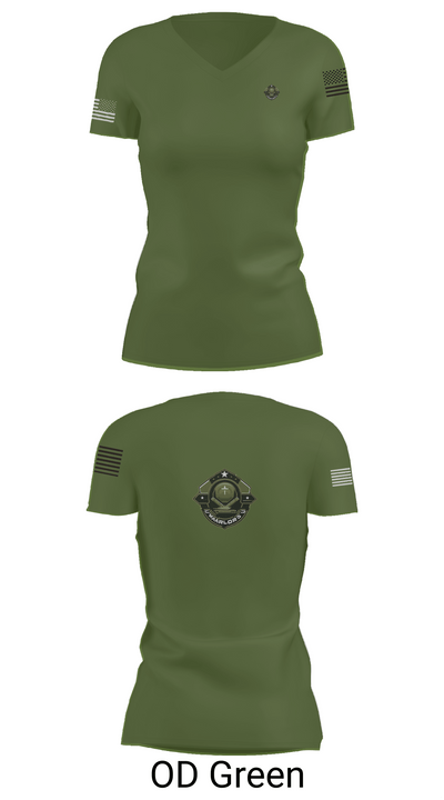 DTRP 1/11ACR WARLORDS 85109103 Women's Short Sleeve V-neck Shirt - 48
