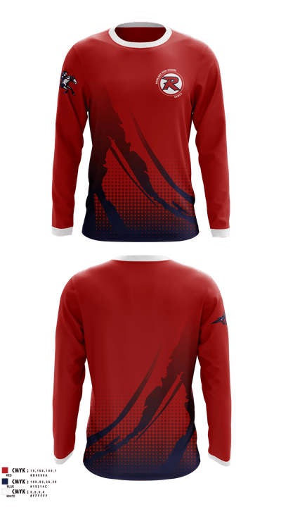 Richland High School Dance 22190873 Long Sleeve Performance Shirt - 1