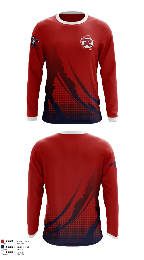 Long Sleeve Performance Shirt, Richland High School Dance, Spirit Store, Teamtime, Team time, sublimation, custom sports apparel, team uniforms, spirit wear, spiritwear, sports uniforms, custom shirts, team store, custom team store, fundraiser sports, apparel fundraiser