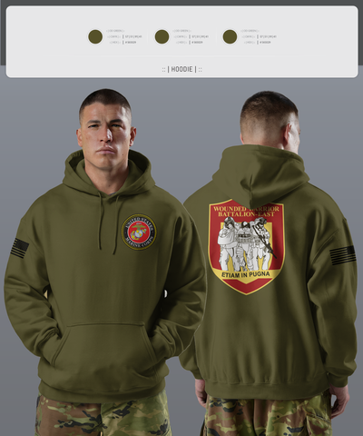 Wounded warrior battalion east 34765562 Hoodie - 2