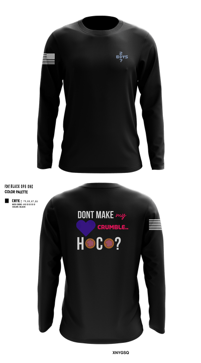 207Boys 29287751 Long Sleeve Performance Shirt - 28