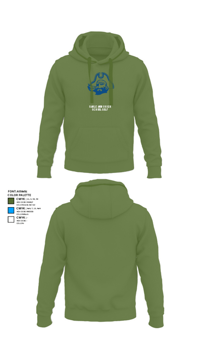 San Leandro High School Golf 2010709 Hoodie - 22