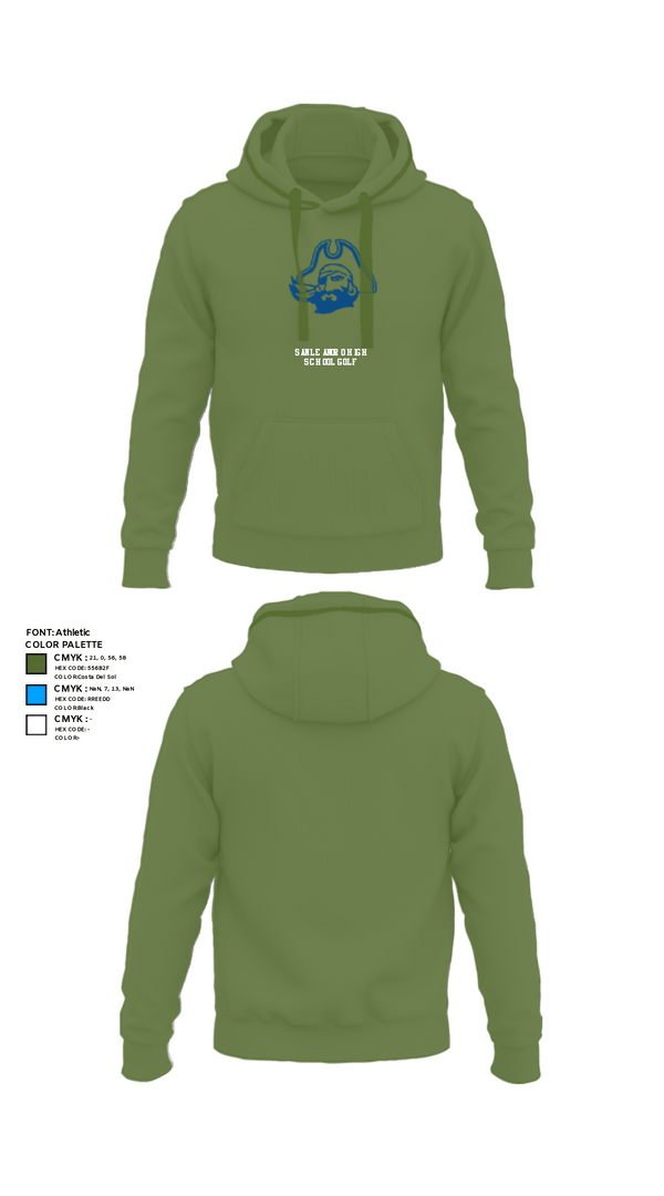 Hoodie, San Leandro High School Golf, Golf, Teamtime, Team time, sublimation, custom sports apparel, team uniforms, spirit wear, spiritwear, sports uniforms, custom shirts, team store, custom team store, fundraiser sports, apparel fundraiser