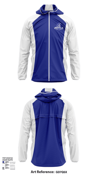 Windbreaker, Orland Jr Trojans Cheer, Cheer, Teamtime, Team time, sublimation, custom sports apparel, team uniforms, spirit wear, spiritwear, sports uniforms, custom shirts, team store, custom team store, fundraiser sports, apparel fundraiser