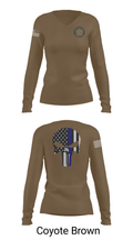 BROWARD SHERIFF EXPLORERS 82961941 Women's Long Sleeve V-neck Shirt - 16