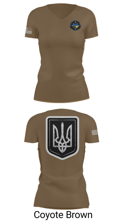 173rd Airborne 38025716 Women's Short Sleeve V-neck Shirt - 8