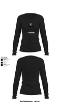 J WALKERS 3500773 Women's Long Sleeve V-neck Shirt -1 22