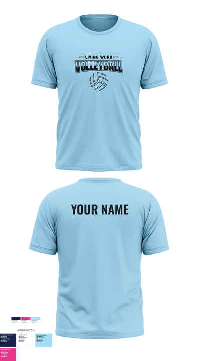 Living Word Academy Volleyball 38101646 Short Sleeve Performance Shirt - 7