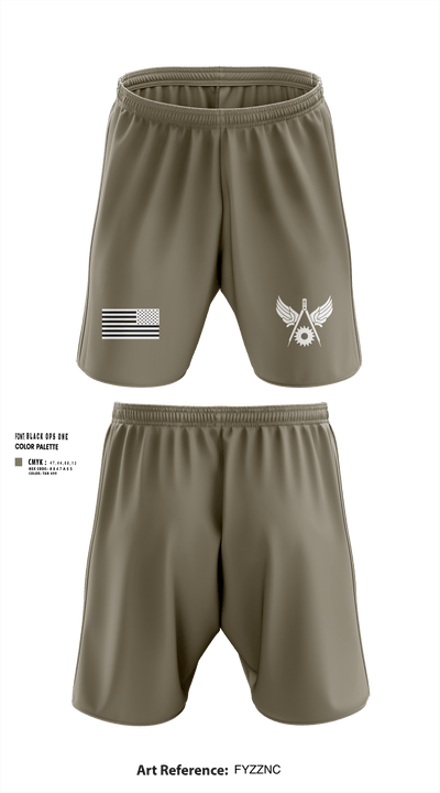 131st CES 9925282 Athletic Shorts With Pockets - 5