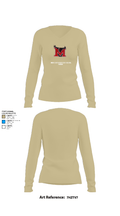 Moore Catholic High School Soccer 26340317 Women's Long Sleeve V-neck Shirt - 25