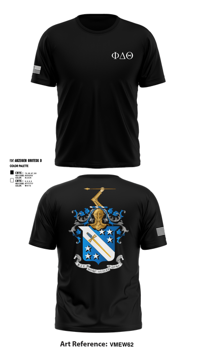 Phi Delta Theta 42794555 Short Sleeve Performance Shirt - 4