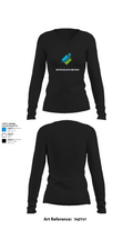Multiplicación de Discípulos 85456462 Women's Long Sleeve V-neck Shirt - 34