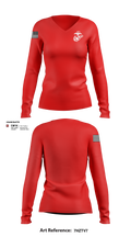 OPF 30432400 Women's Long Sleeve V-neck Shirt - 3