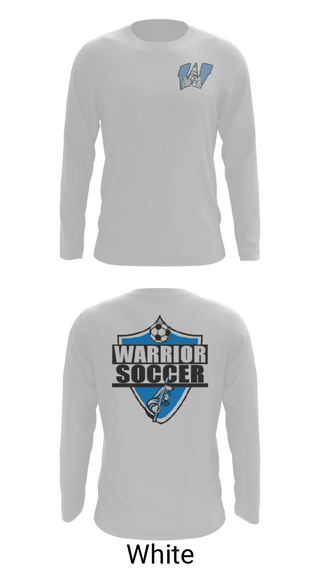 Long Sleeve Performance Shirt, Willowbrook Warriors, Men's Soccer, Teamtime, Team time, sublimation, custom sports apparel, team uniforms, spirit wear, spiritwear, sports uniforms, custom shirts, team store, custom team store, fundraiser sports, apparel fundraiser