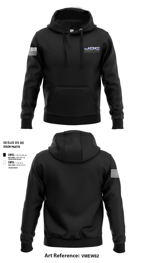 Hoodie, JDC PBA, Police, Teamtime, Team time, sublimation, custom sports apparel, team uniforms, spirit wear, spiritwear, sports uniforms, custom shirts, team store, custom team store, fundraiser sports, apparel fundraiser