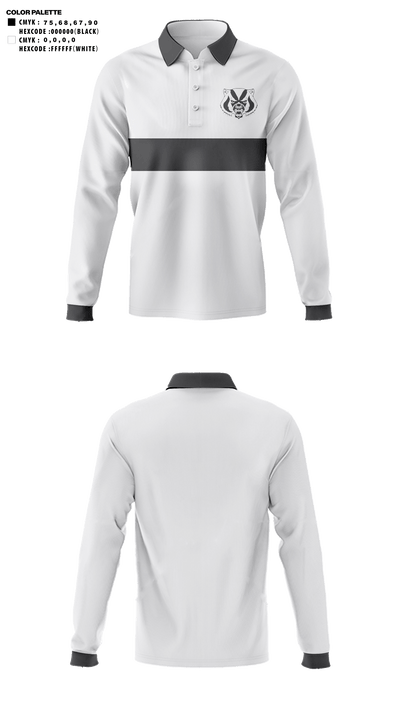 Limon High School Golf 67899310 Long Sleeve Performance Polo - 41