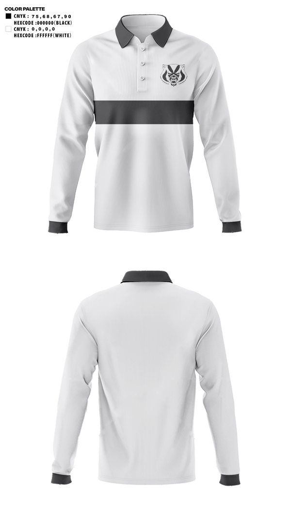 Long Sleeve Performance Polo, Limon High School Golf, Golf, Teamtime, Team time, sublimation, custom sports apparel, team uniforms, spirit wear, spiritwear, sports uniforms, custom shirts, team store, custom team store, fundraiser sports, apparel fundraiser