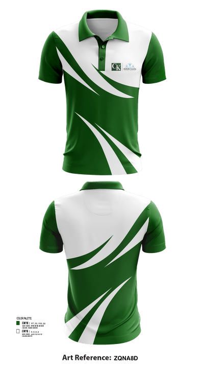 Cross Keys High School Volleyball 37059987 Short Sleeve Performance Polo - 116