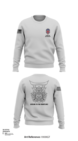 Crew Neck Sweatshirt, 343rd Medical Hospital Augmentation Detachment, , Teamtime, Team time, sublimation, custom sports apparel, team uniforms, spirit wear, spiritwear, sports uniforms, custom shirts, team store, custom team store, fundraiser sports, apparel fundraiser
